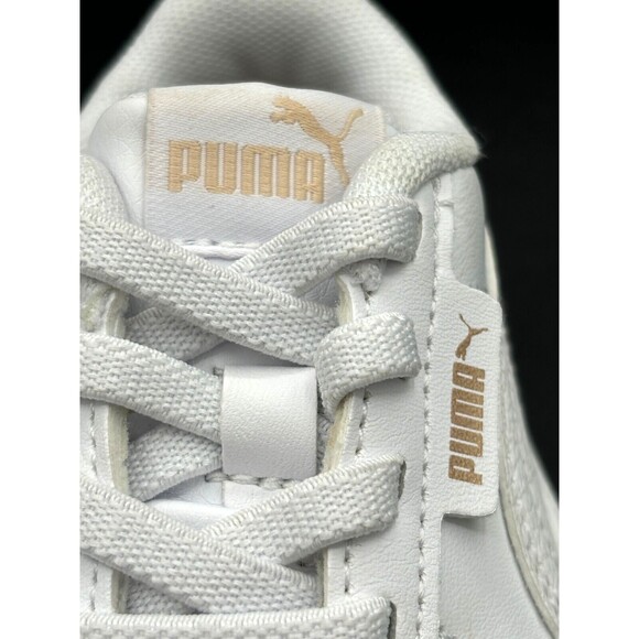 Puma Jada Animal Leopard Print Toddler Sneaker Size 5C White Granola Black NNB - Picture 14 of 16